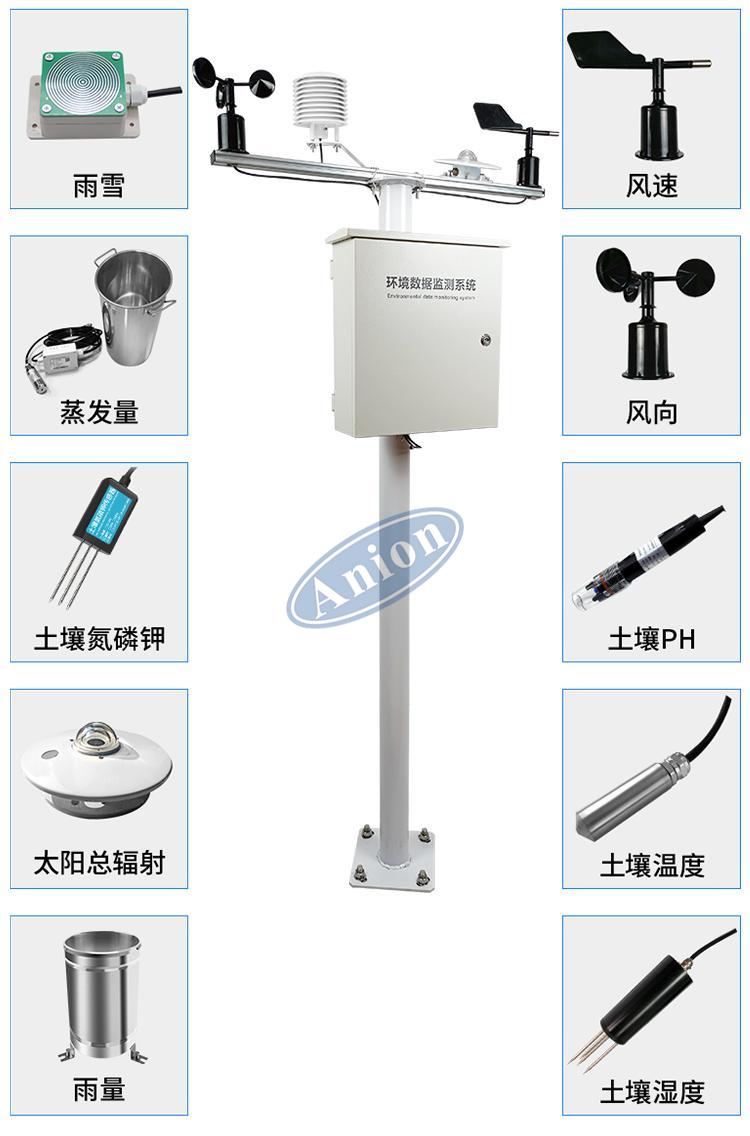 土壤墑情監(jiān)測(cè)站配置土壤溫濕度傳感器，耐腐蝕、抗氧化、抗風(fēng)